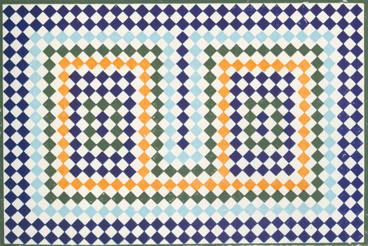 Mozaiki w Łazienkach, 1907. autorstwa Unbekannt
