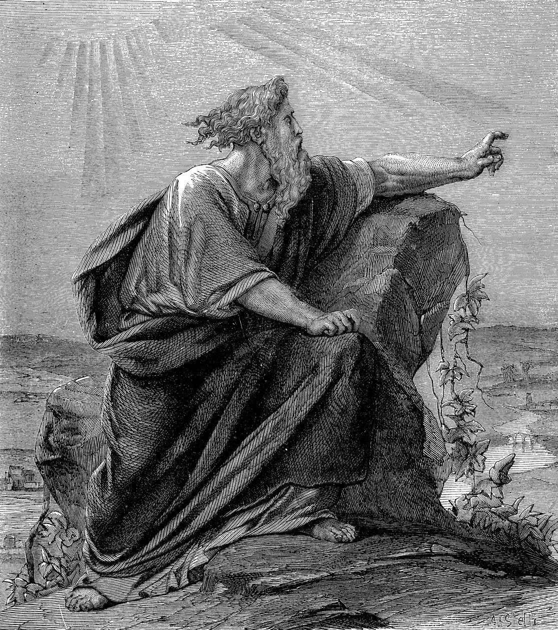 Mojżesz, prorok Starego Testamentu, ok. 1860. autorstwa Unbekannt