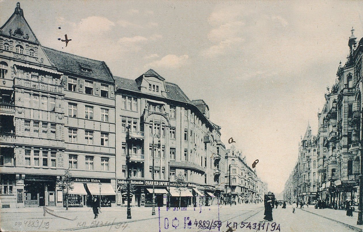 Motzstrasse, Berlin, Niemcy, lata 1910 autorstwa Unbekannt