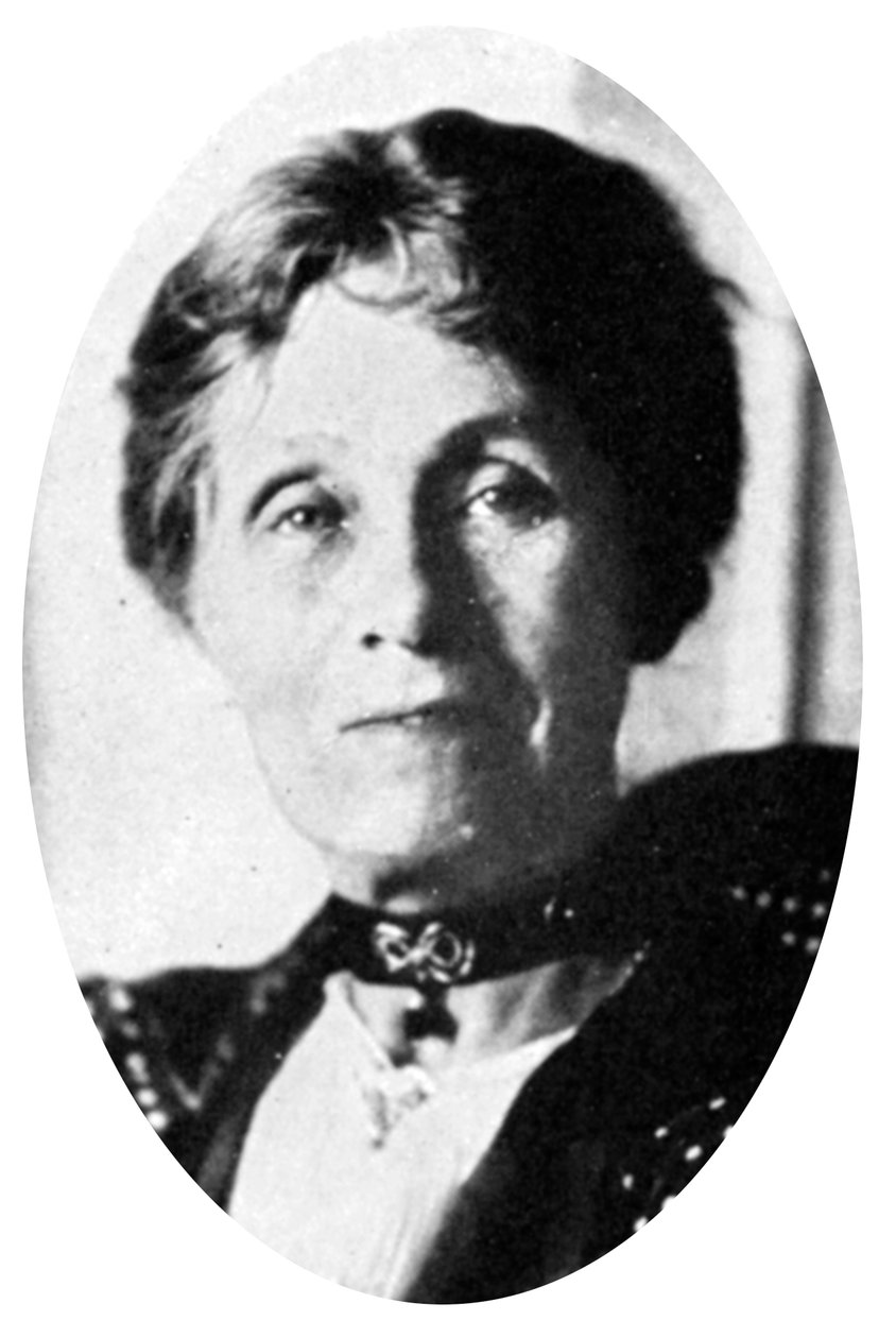 Pani Emmeline Pankhurst, angielska sufrażystka, początek XX wieku autorstwa Unbekannt