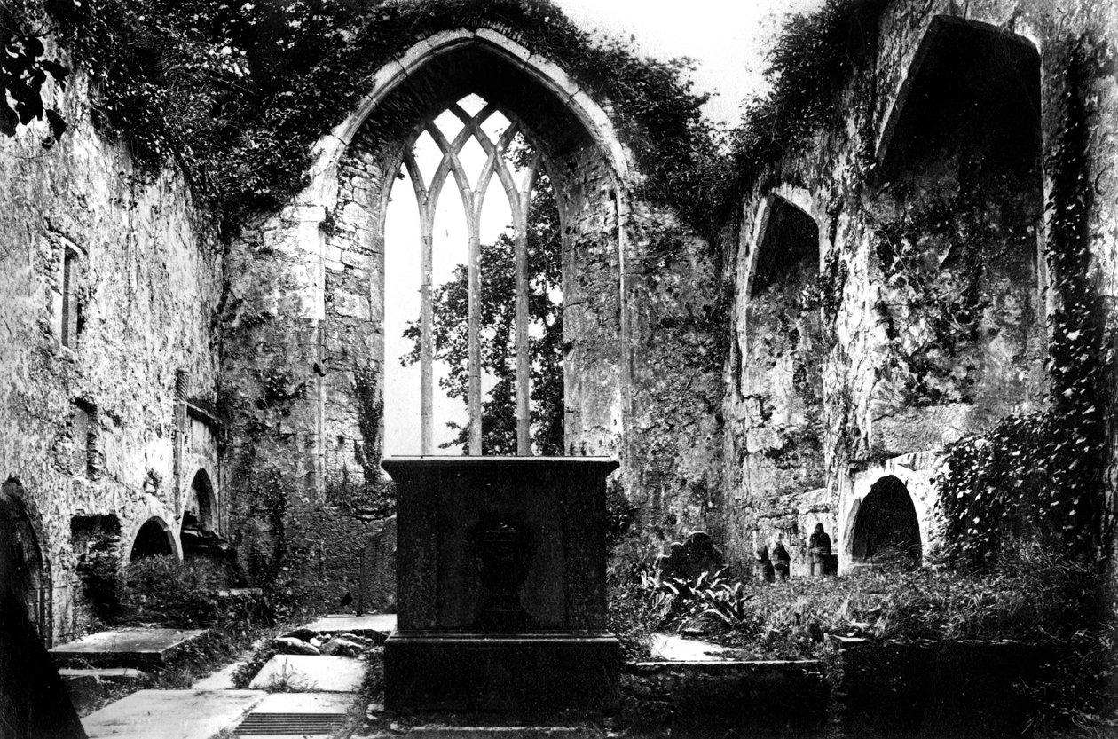 Opactwo Muckross, Killarney, ok. 1882 r. autorstwa Unbekannt