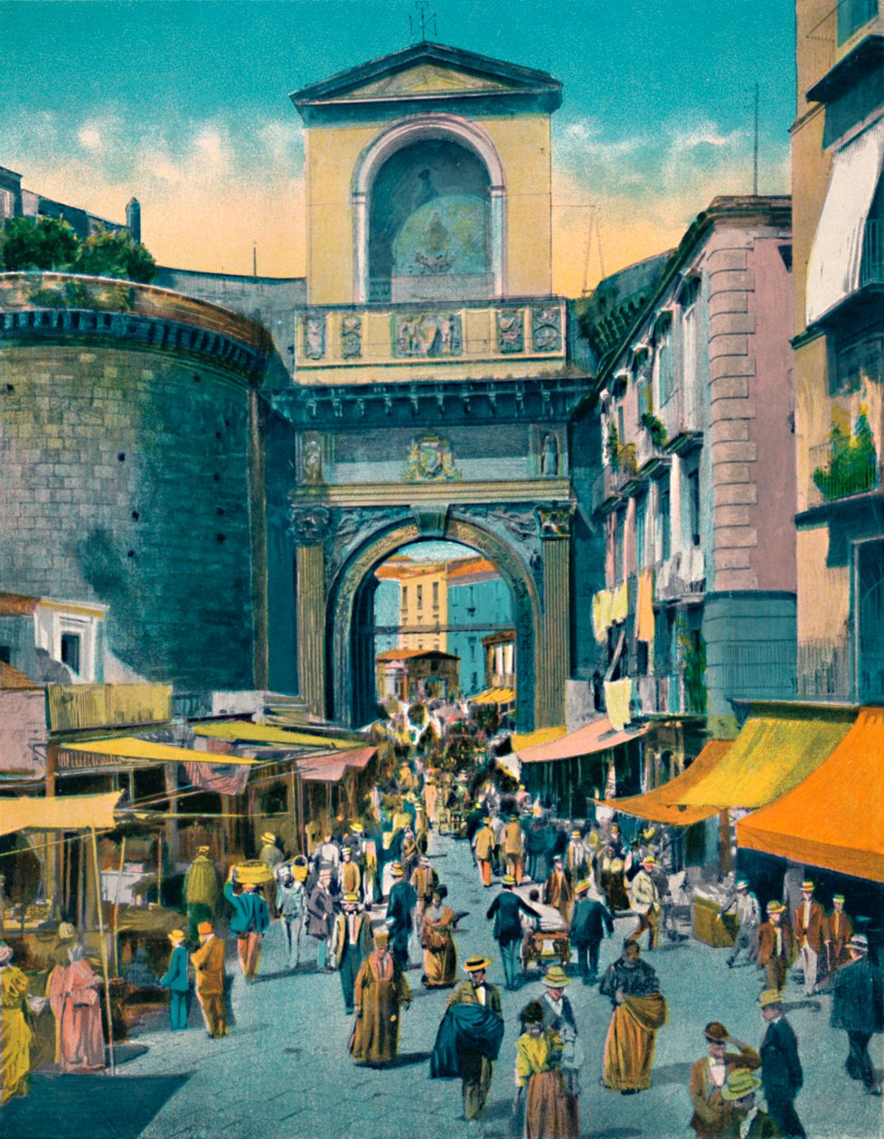 Neapol - Porta Capuana, ok. 1900. autorstwa Unbekannt