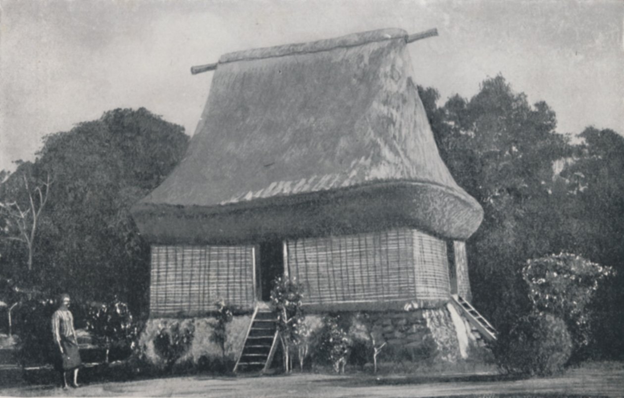 Dom rodzinny, Wyspy Fidżi, 1923. autorstwa Unbekannt