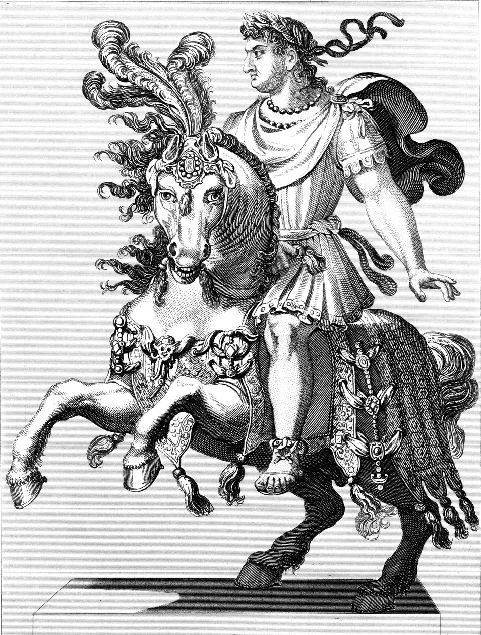 Neron, cesarz rzymski I wieku, 1850 autorstwa Unbekannt