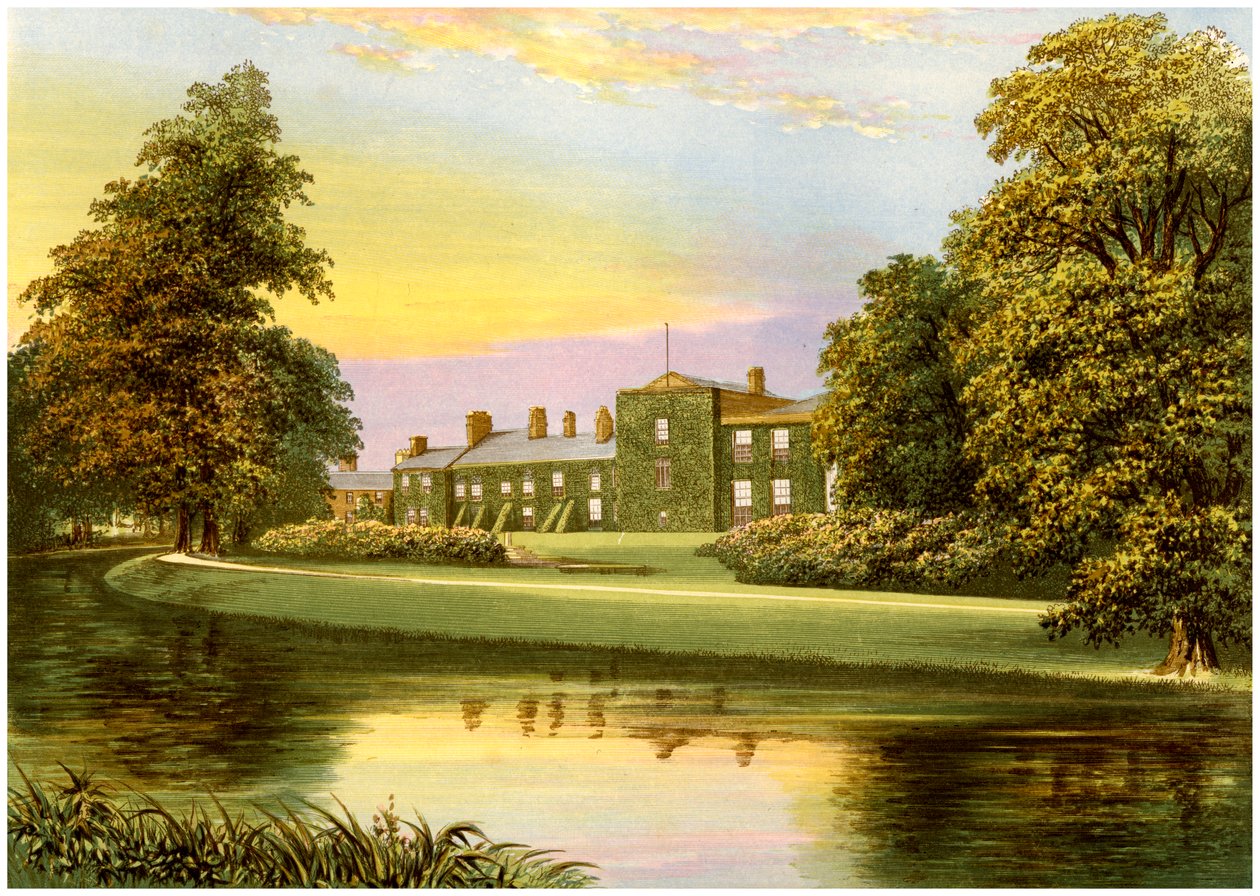 Netherhall, Cumbria, dom rodziny Pocklington-Senhouse, ok. 1880 autorstwa Unbekannt