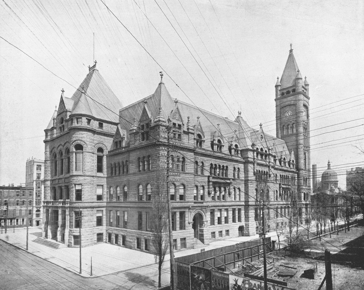 Nowy Ratusz, Cincinnati, Ohio, USA, ok. 1900. autorstwa Unbekannt