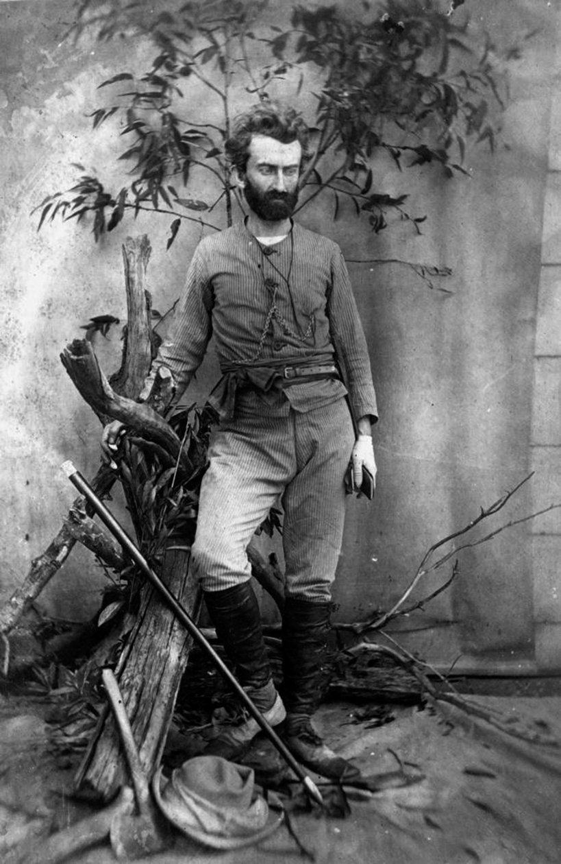 Nikołaj Nikołajewicz Miklukho-Makłaj, rosyjski antropolog, Queensland, Australia, ok. 1880 autorstwa Unbekannt