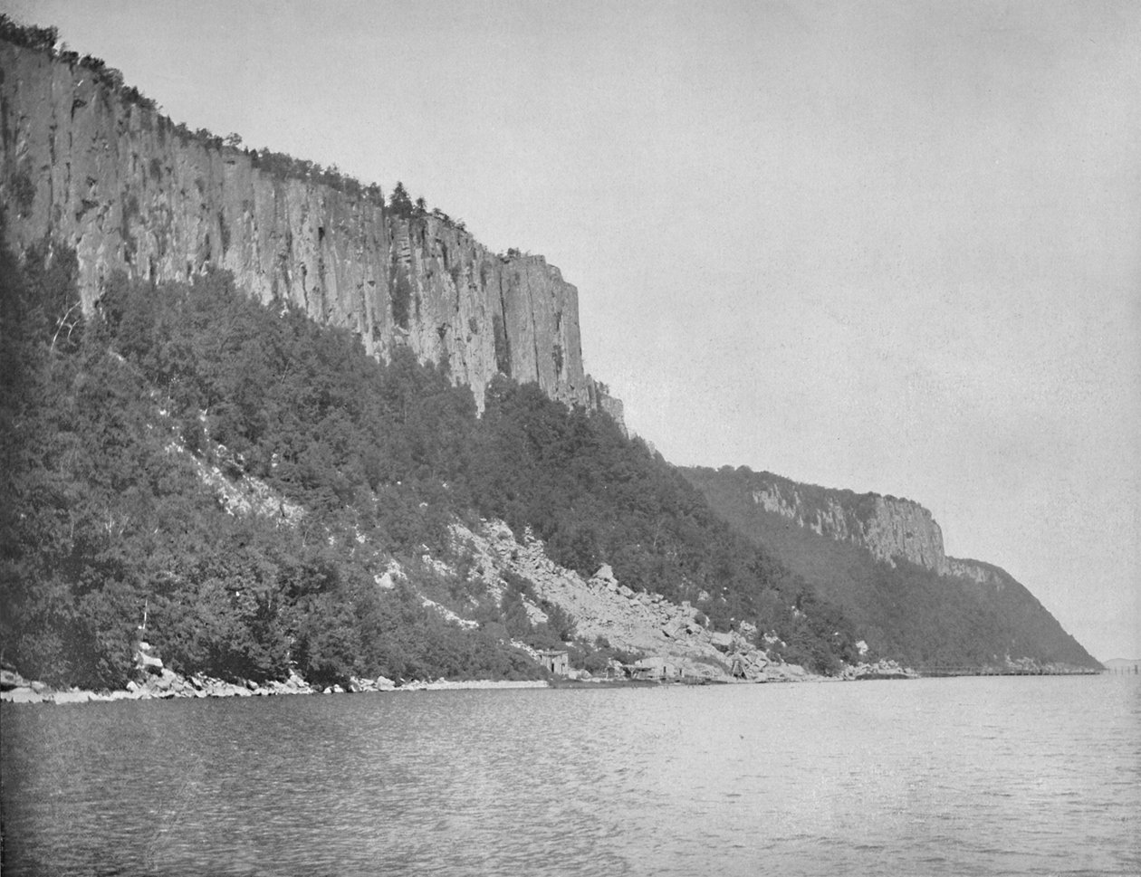 Północny koniec palisady, rzeka Hudson, ok. 1897. autorstwa Unbekannt