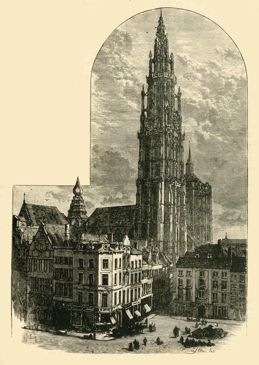 Matka Boża, Antwerpia, 1890. autorstwa Unbekannt