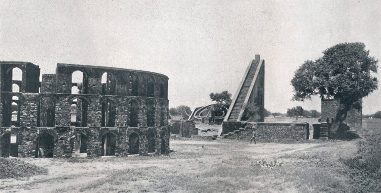 Obserwatorium Jai Singha, c1910. autorstwa Unbekannt