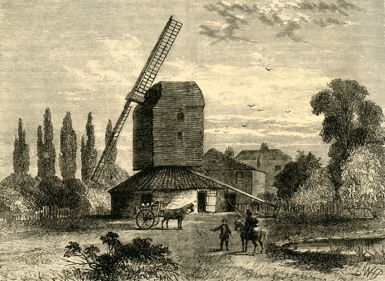 Stary młyn Camberwell, ok. 1878 r. autorstwa Unbekannt