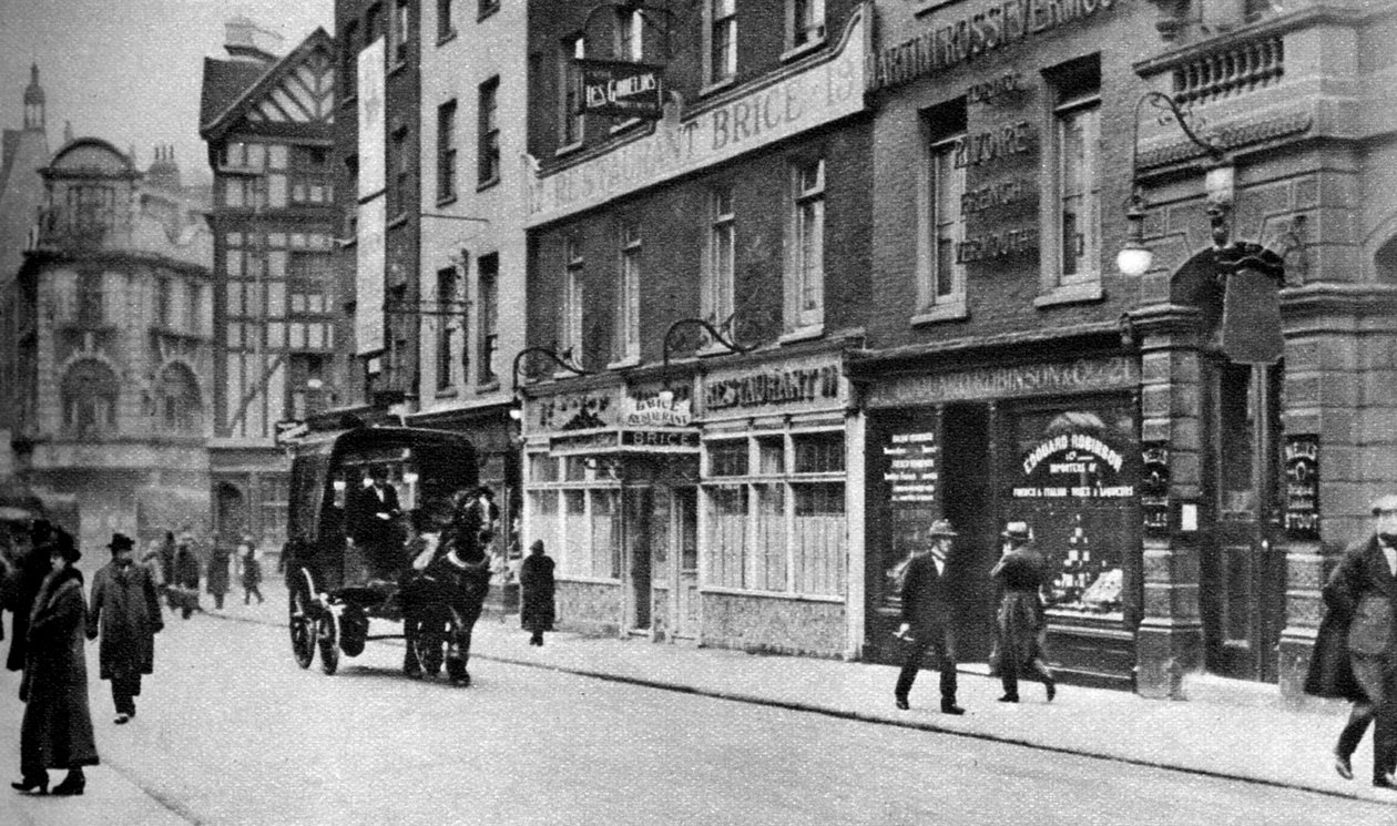 Old Compton Street, Soho, Londyn, 1926-1927 autorstwa Unbekannt
