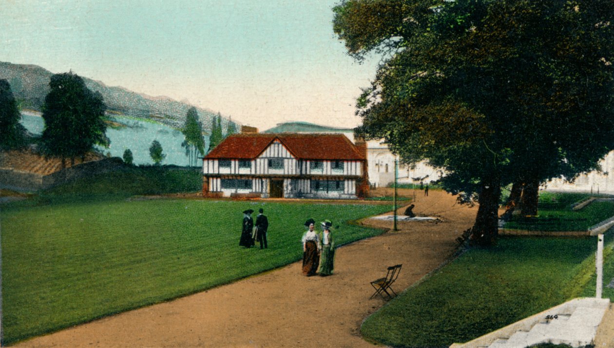 Old English Garden, Imperial International Exhibition, Londyn, 1909 autorstwa Unbekannt
