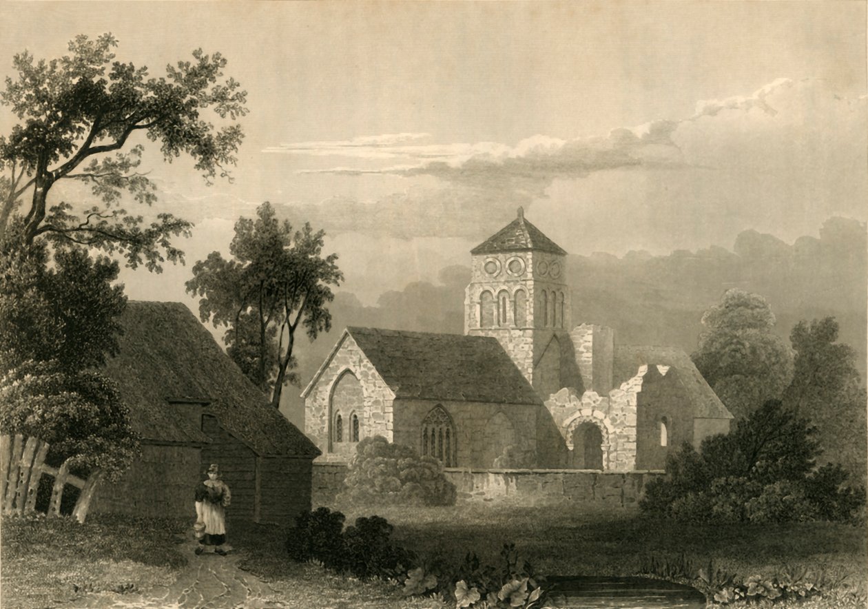 Stary Kościół Shoreham, 1835. autorstwa Unbekannt