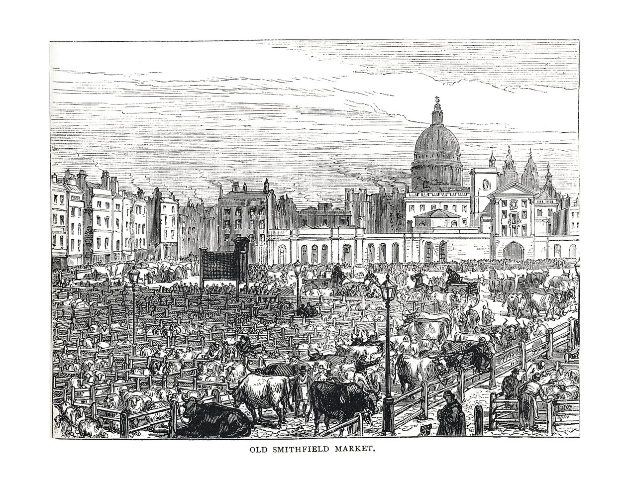 Stary Rynek Smithfield, 1878 autorstwa Unbekannt