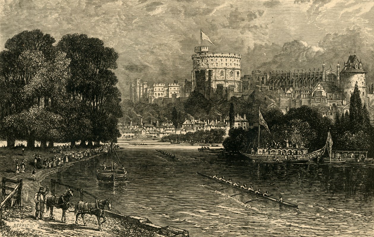 Stary Windsor Czwarty czerwca 1881 r. autorstwa Unbekannt