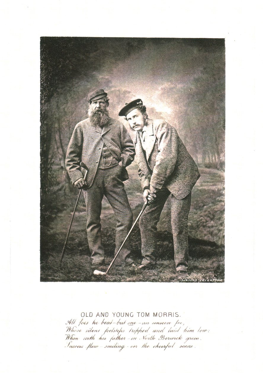 Stary i młody Tom Morris, ok. 1870 r. autorstwa Unbekannt