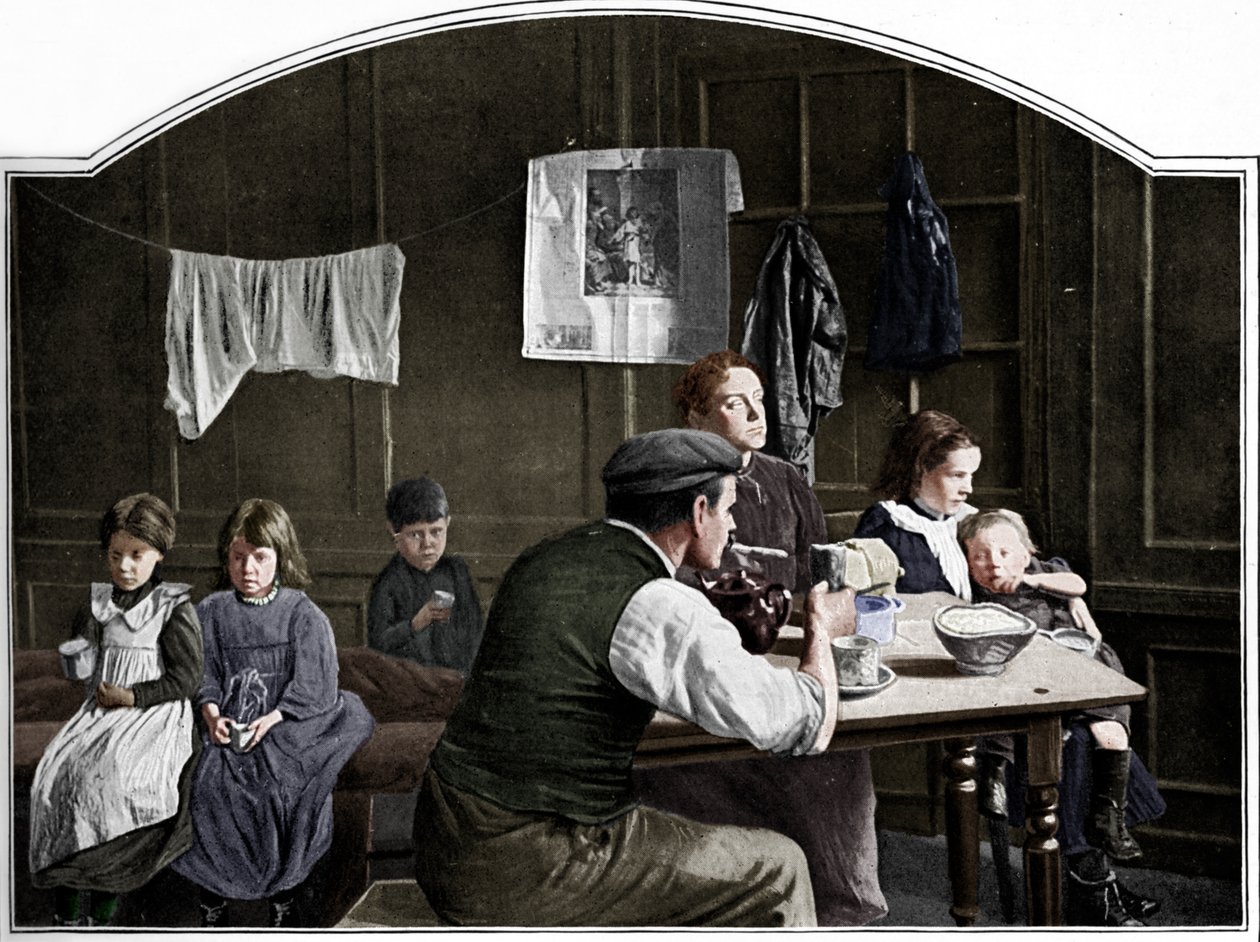 Stary pokój w Slumland, Londyn, ok. 1900 1901 autorstwa Unbekannt
