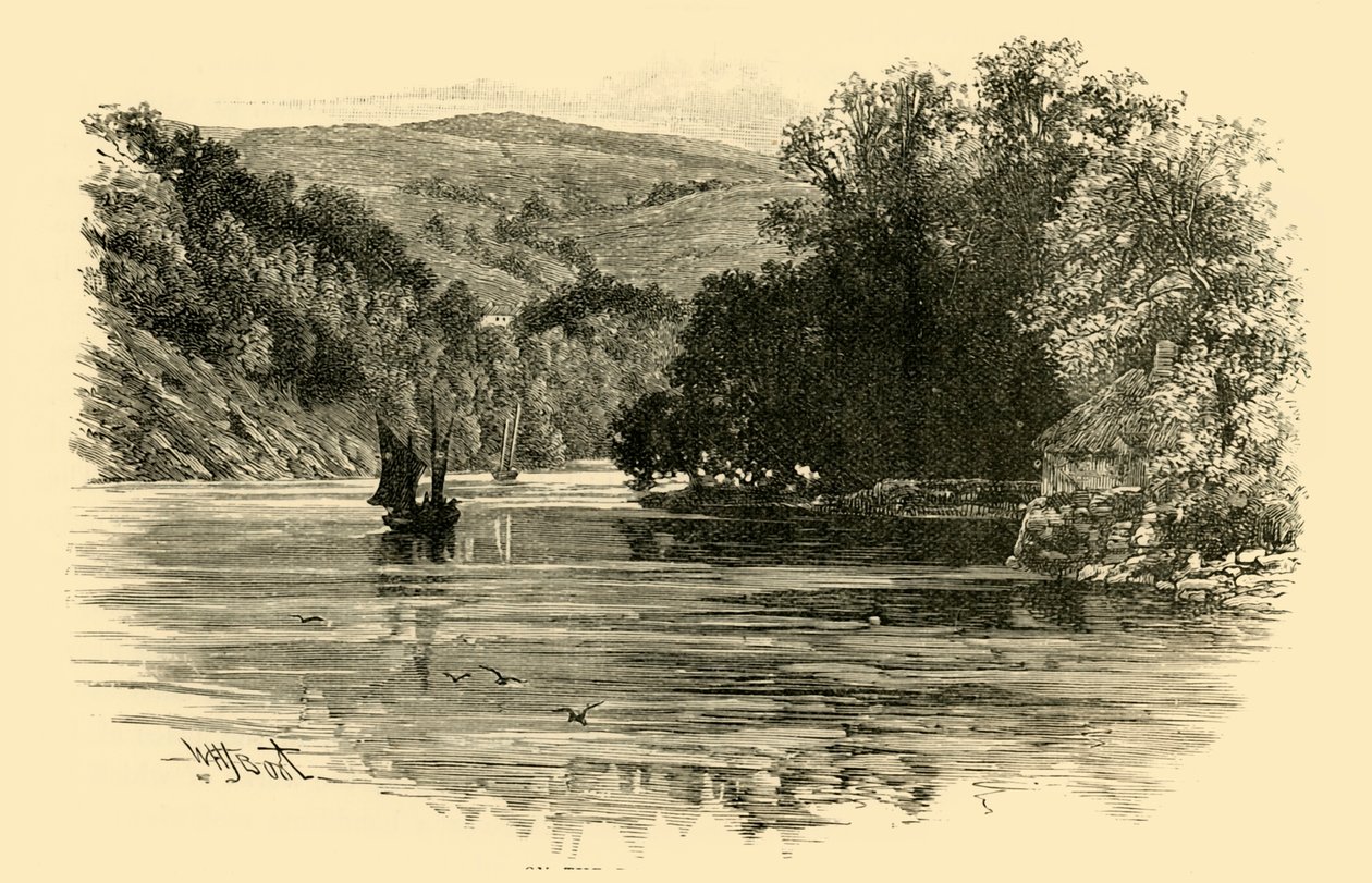 Na Dart w Waynfleet, 1898. autorstwa Unbekannt