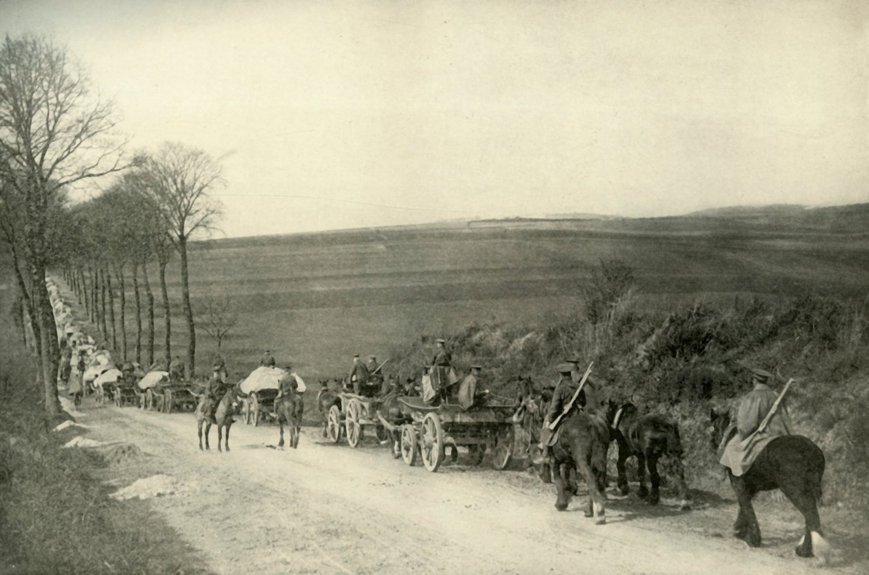 W drodze do okopów, 1919. autorstwa Unbekannt