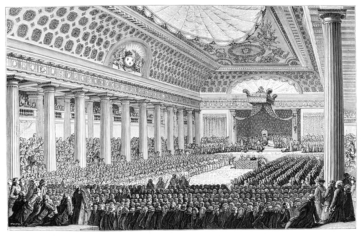 Otwarcie Stanów Generalnych, Wersal, 1789, 1885 autorstwa Unbekannt