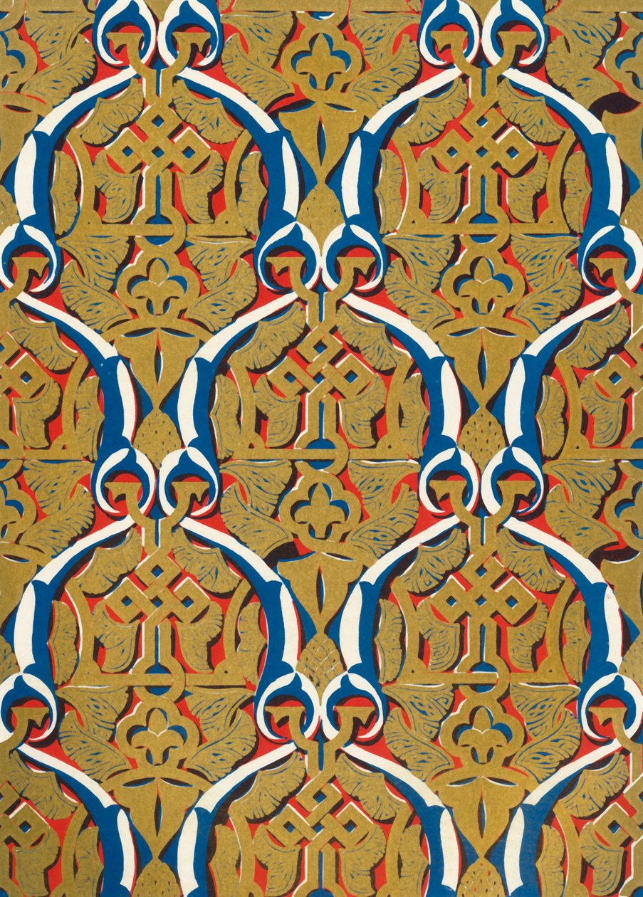 Zdobienia w panelach, Dziedziniec Meczetu, 1907. autorstwa Unbekannt