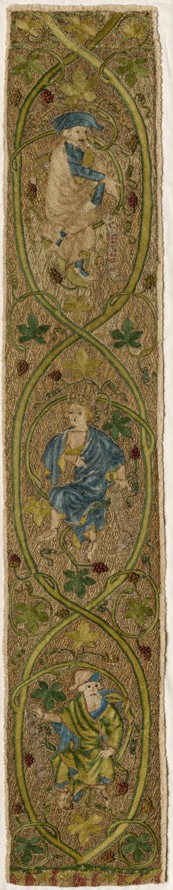 Orphrey Band: Drzewo Jessego, c. 1350. autorstwa Unbekannt
