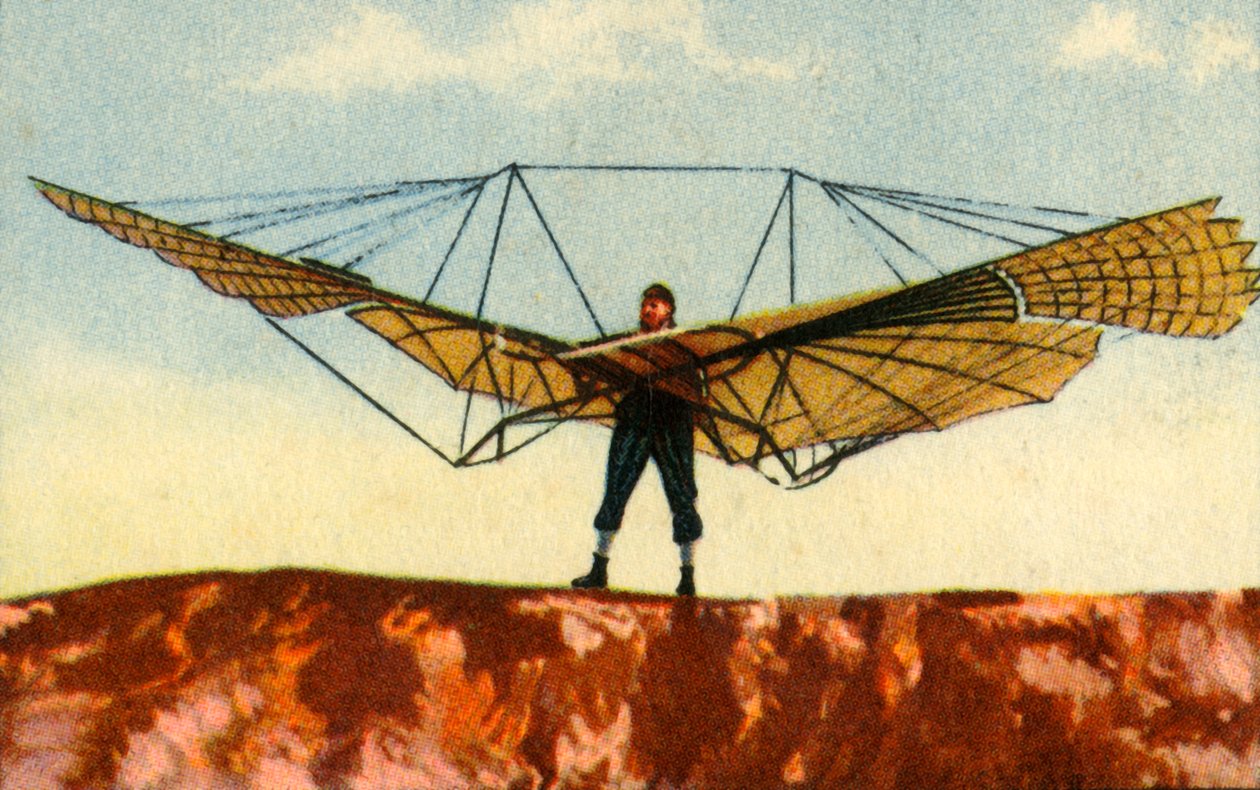 Szybowiec Otto Lilienthala, lata 90. XIX w., 1932 r. autorstwa Unbekannt