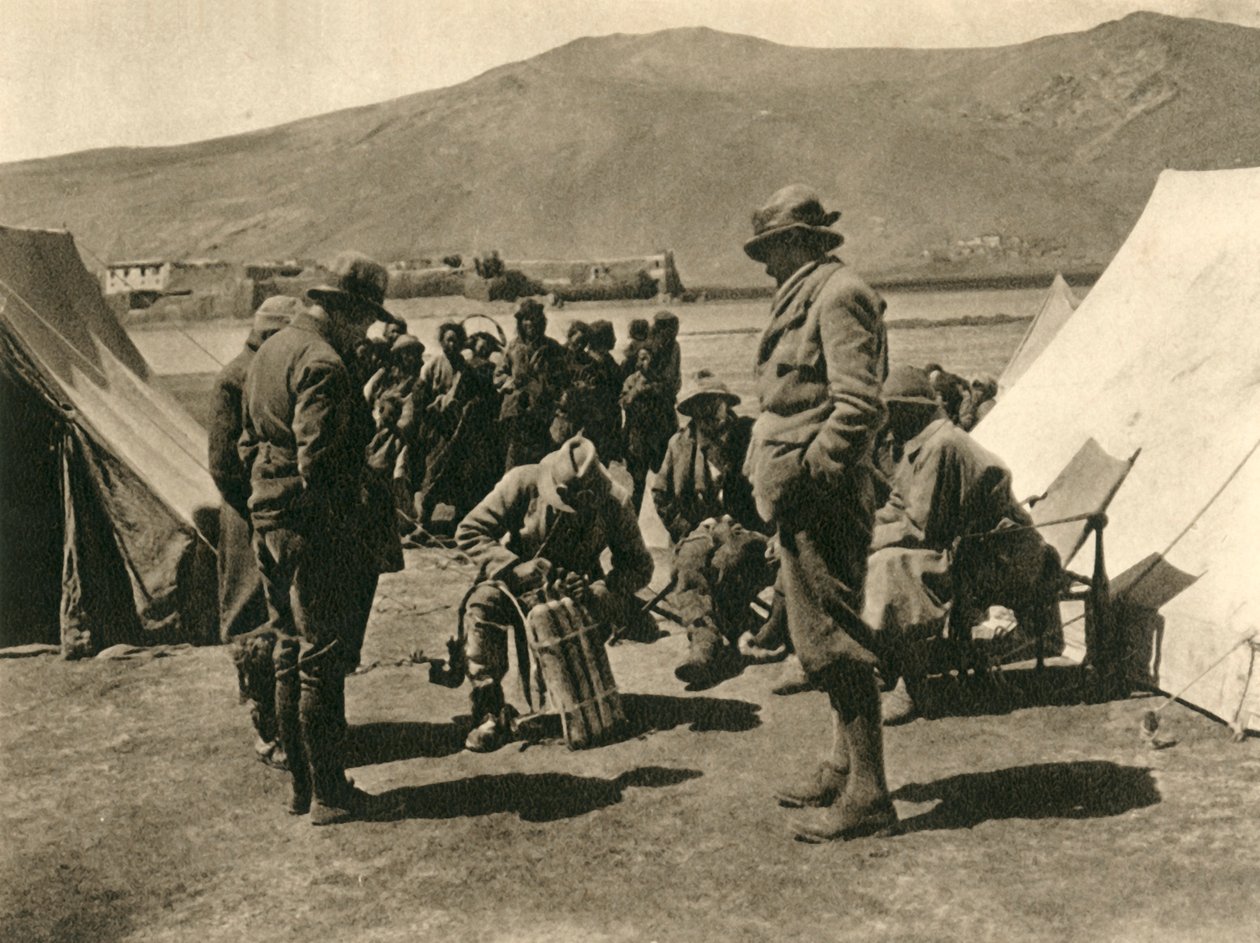 Wiertło tlenowe w obozie, c1918-c1939. autorstwa Unbekannt