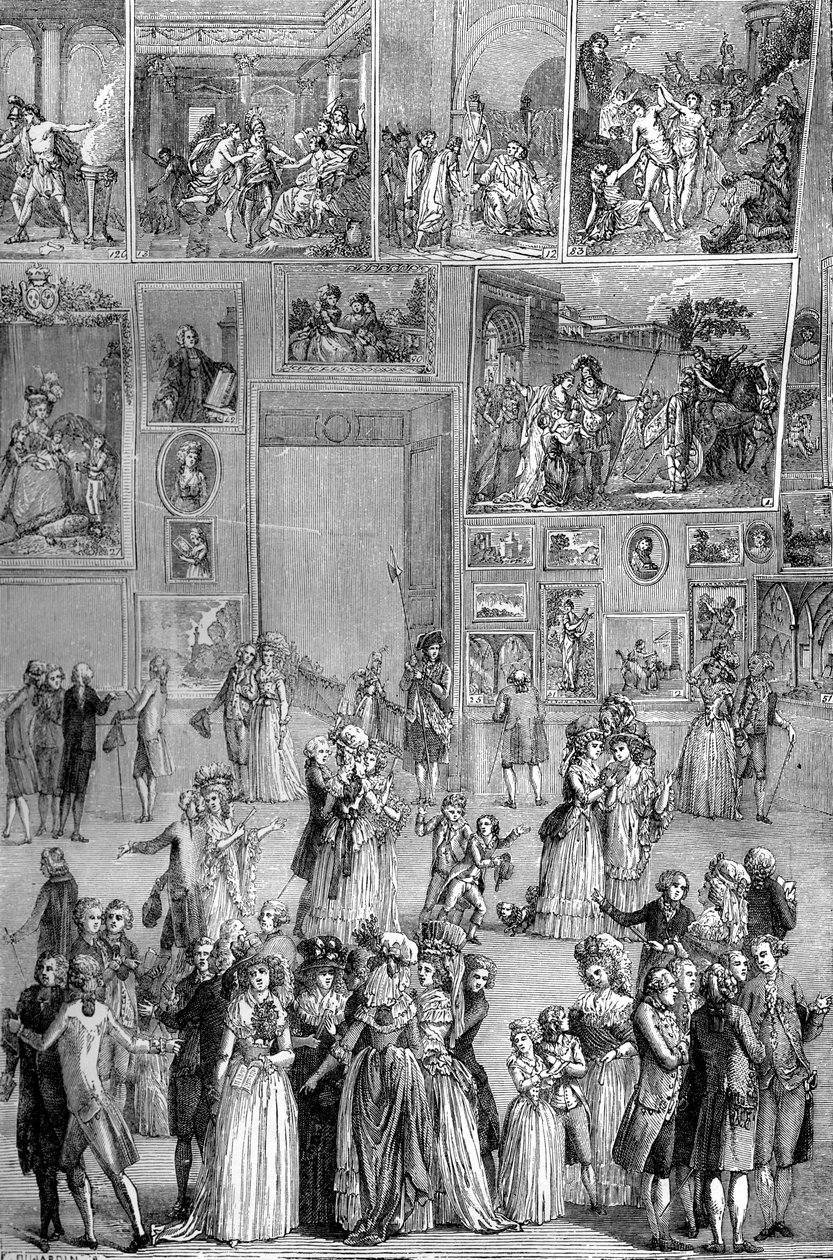 Wystawa malarstwa, Luwr, Paryż, 1737 1882-1884 autorstwa Unbekannt