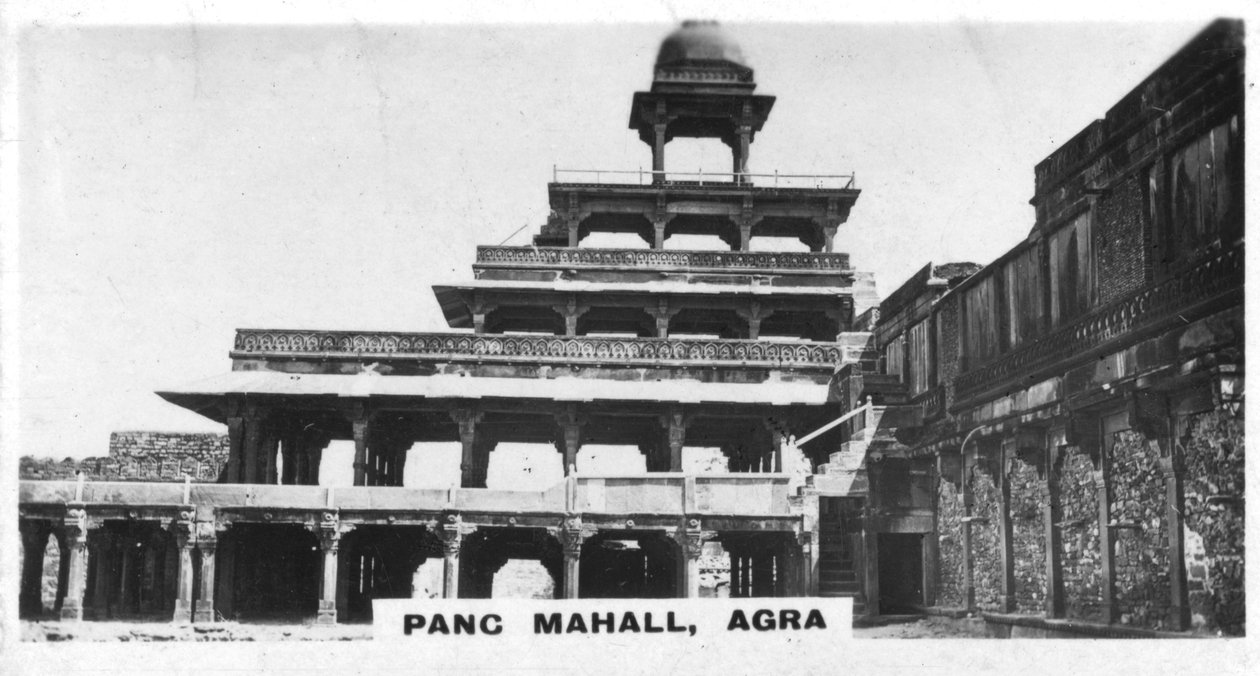 Panch Mahal, Fatehpur Sikri, Agra, Indie, 1925 autorstwa Unbekannt