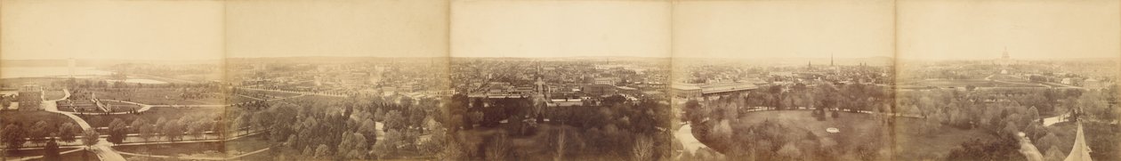 Panoramiczny widok na Waszyngton, DC, 1860-1876. autorstwa Unbekannt