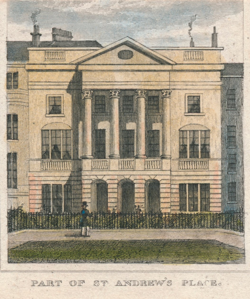 Część St. Andrews Place, XIX wiek. autorstwa Unbekannt