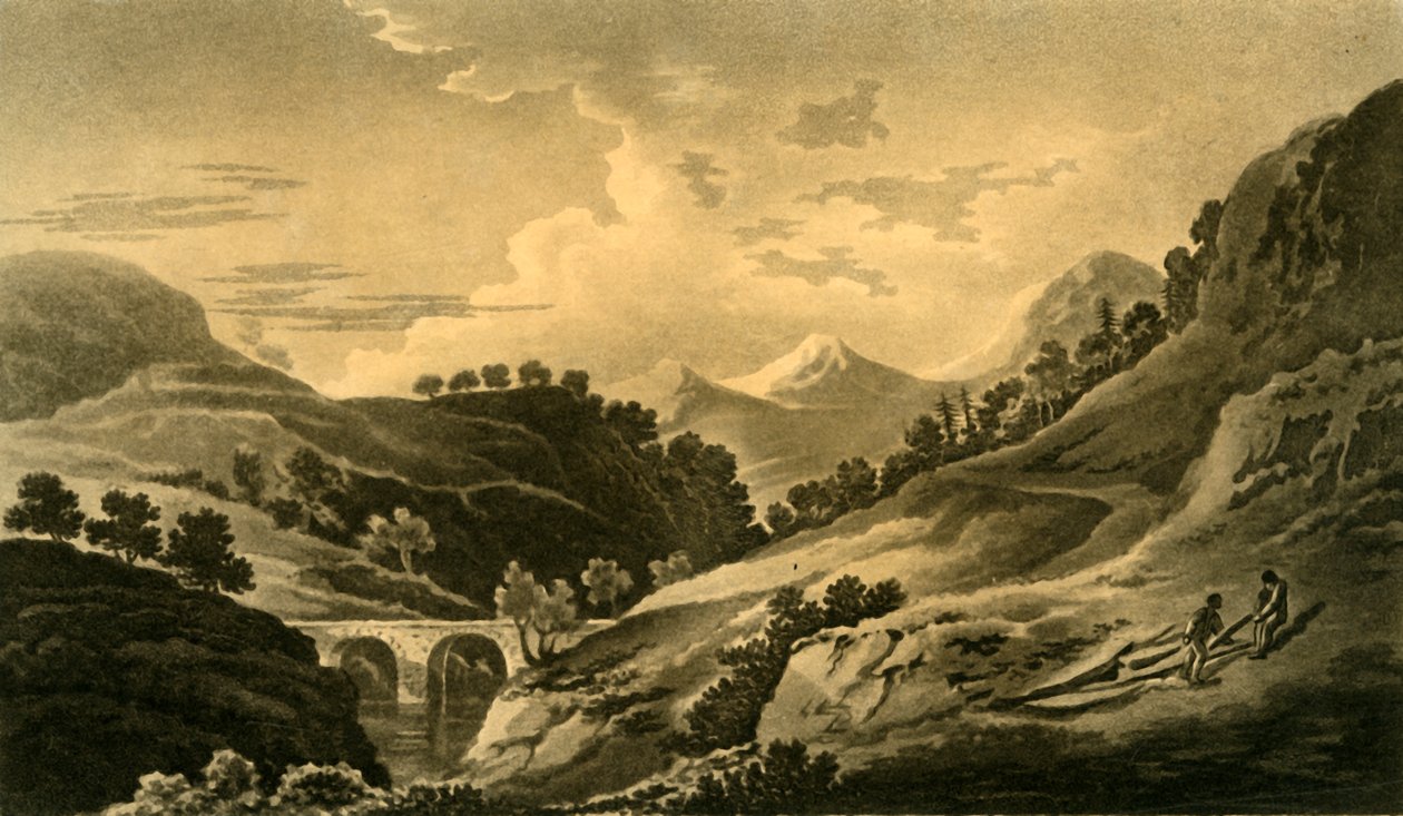 Przełęcz Killicrankie, 1802. autorstwa Unbekannt