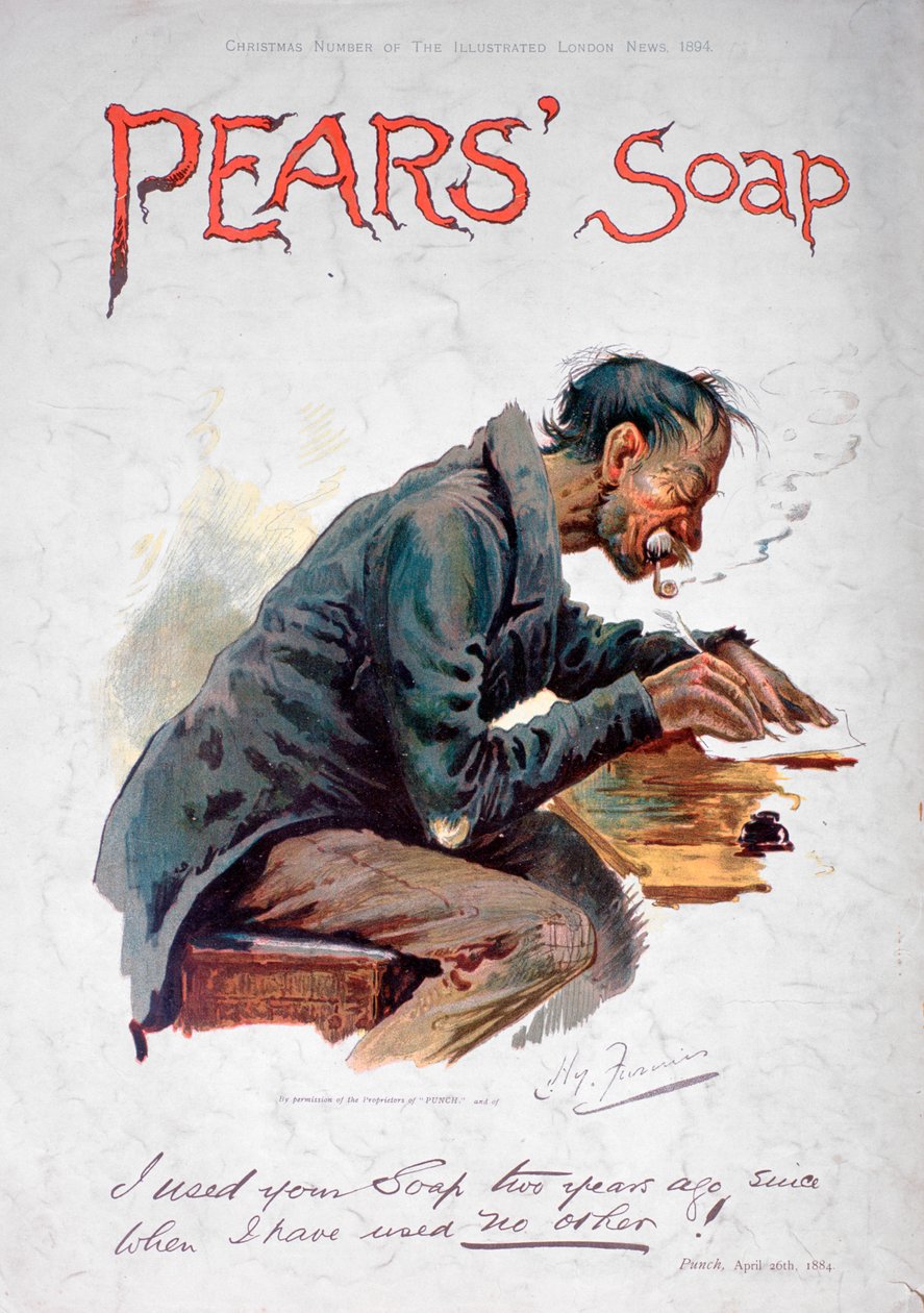 Reklama mydła gruszki, 1894 autorstwa Unbekannt