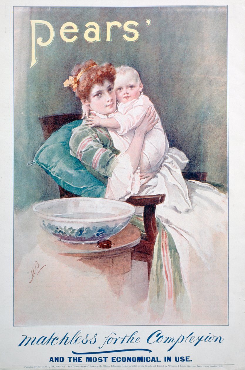 Reklama mydła gruszki, 1900 autorstwa Unbekannt