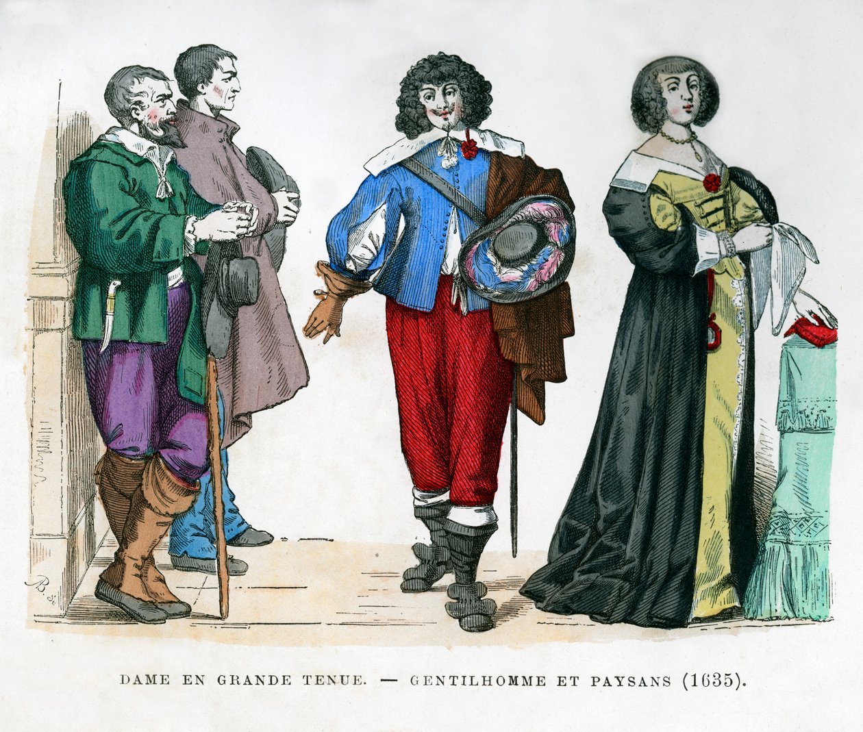 Chłopi, pan i dama, 1635 1882-1884 autorstwa Unbekannt