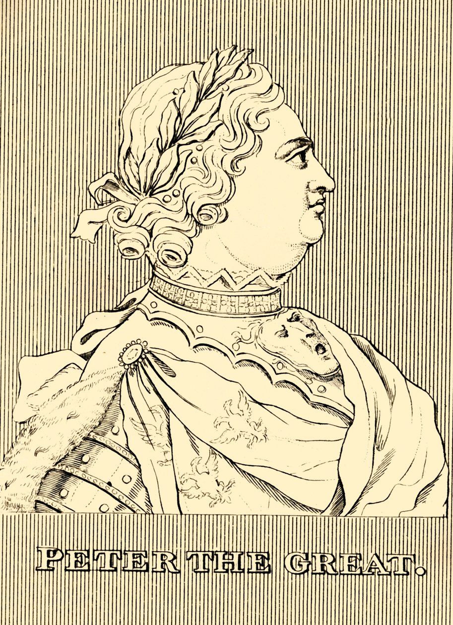 Piotr Wielki, 1672-1725, 1830. autorstwa Unbekannt