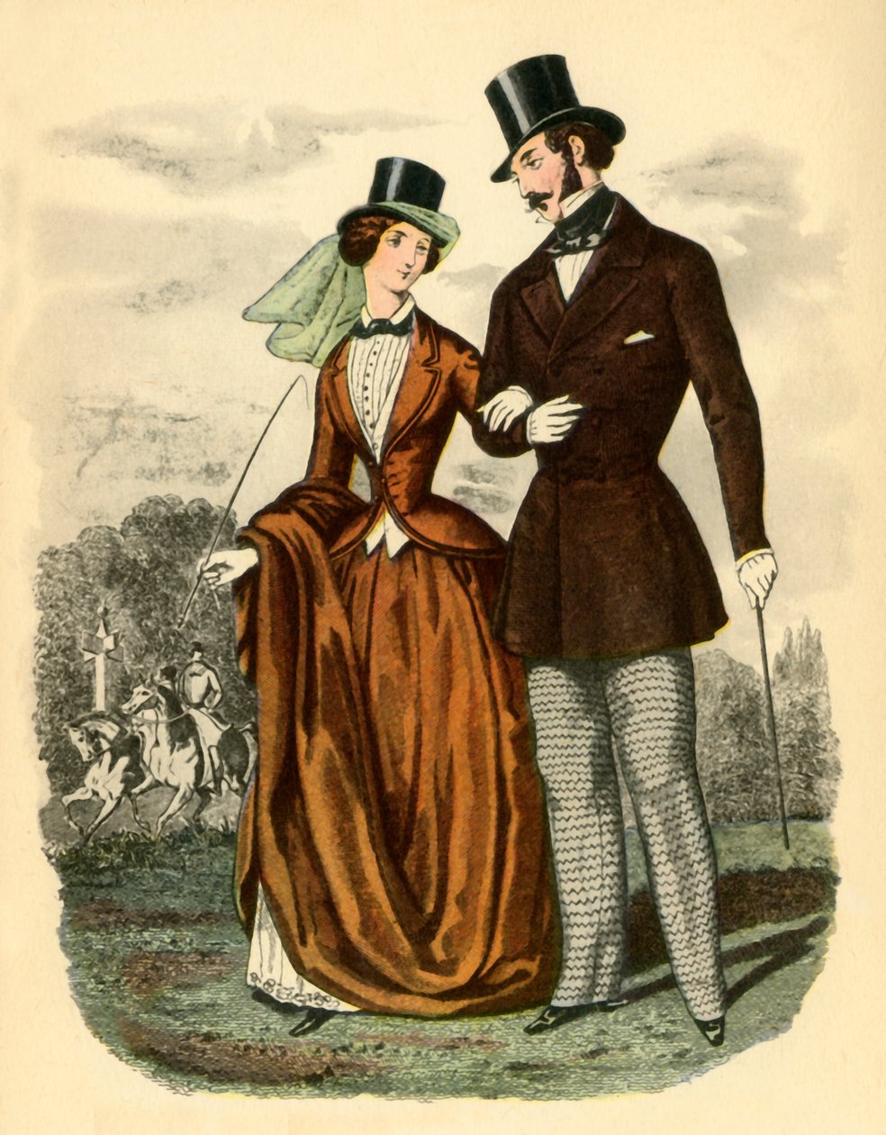 Petit Courrier des Dames, 1850, 1943. autorstwa Unbekannt