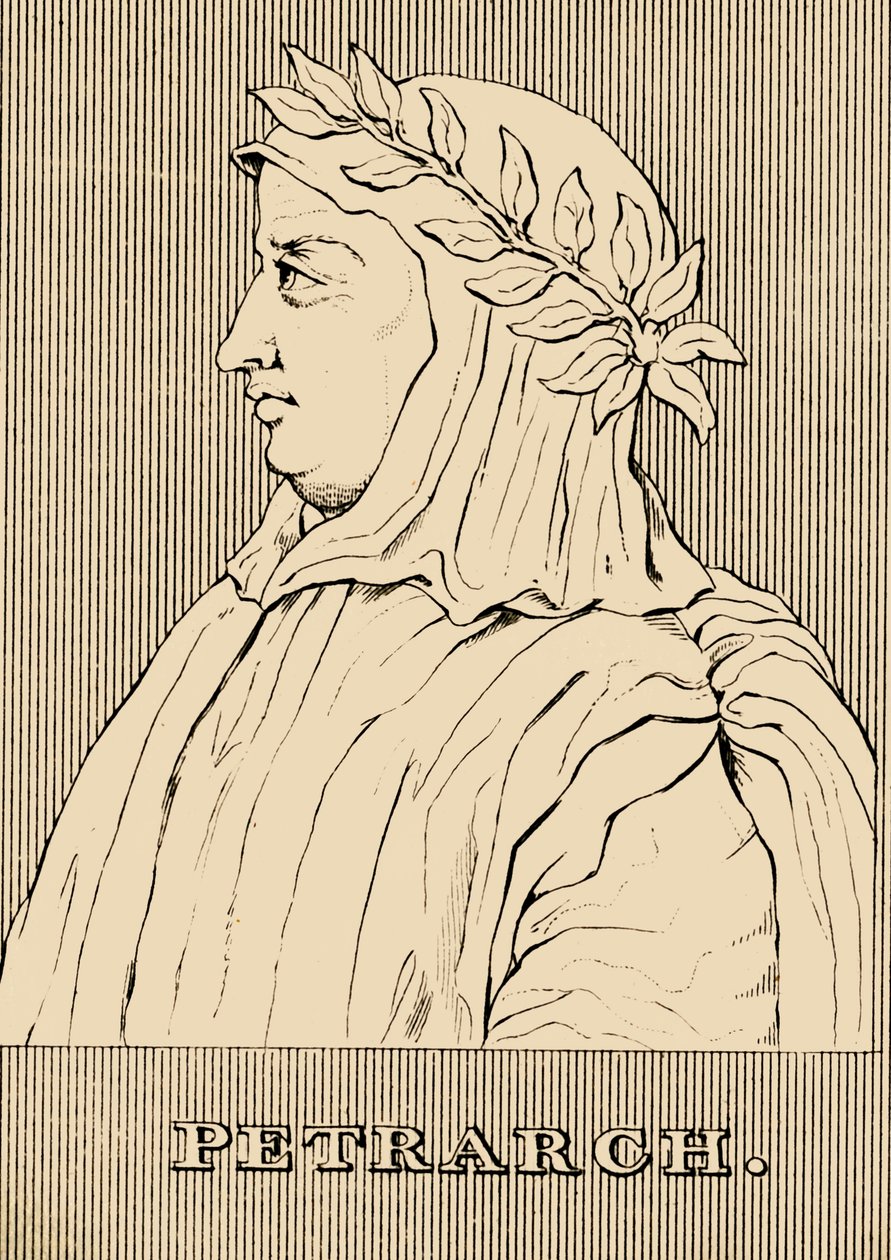 Petrarka, 1304-1374, 1830. autorstwa Unbekannt