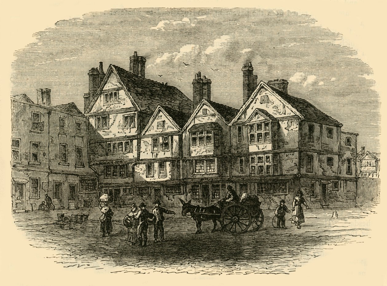 Pie Corner w 1789 r., ok. 1872 r. autorstwa Unbekannt