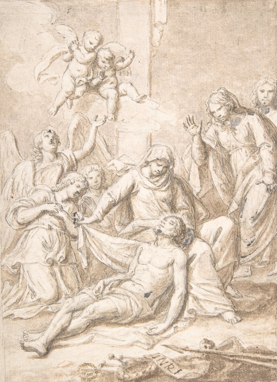 Pieta, XVII wiek. autorstwa Unbekannt