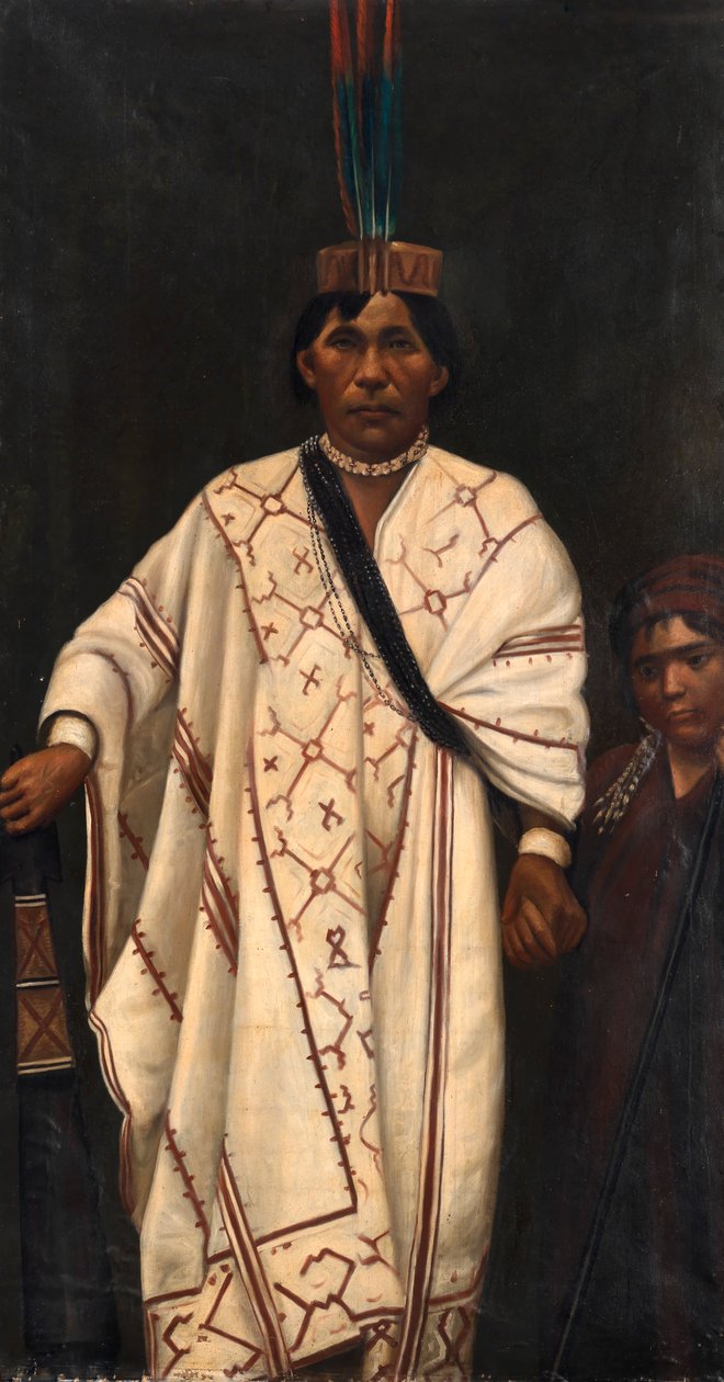 Wódz Indian Piro, ca. 1890-1892. autorstwa Unbekannt