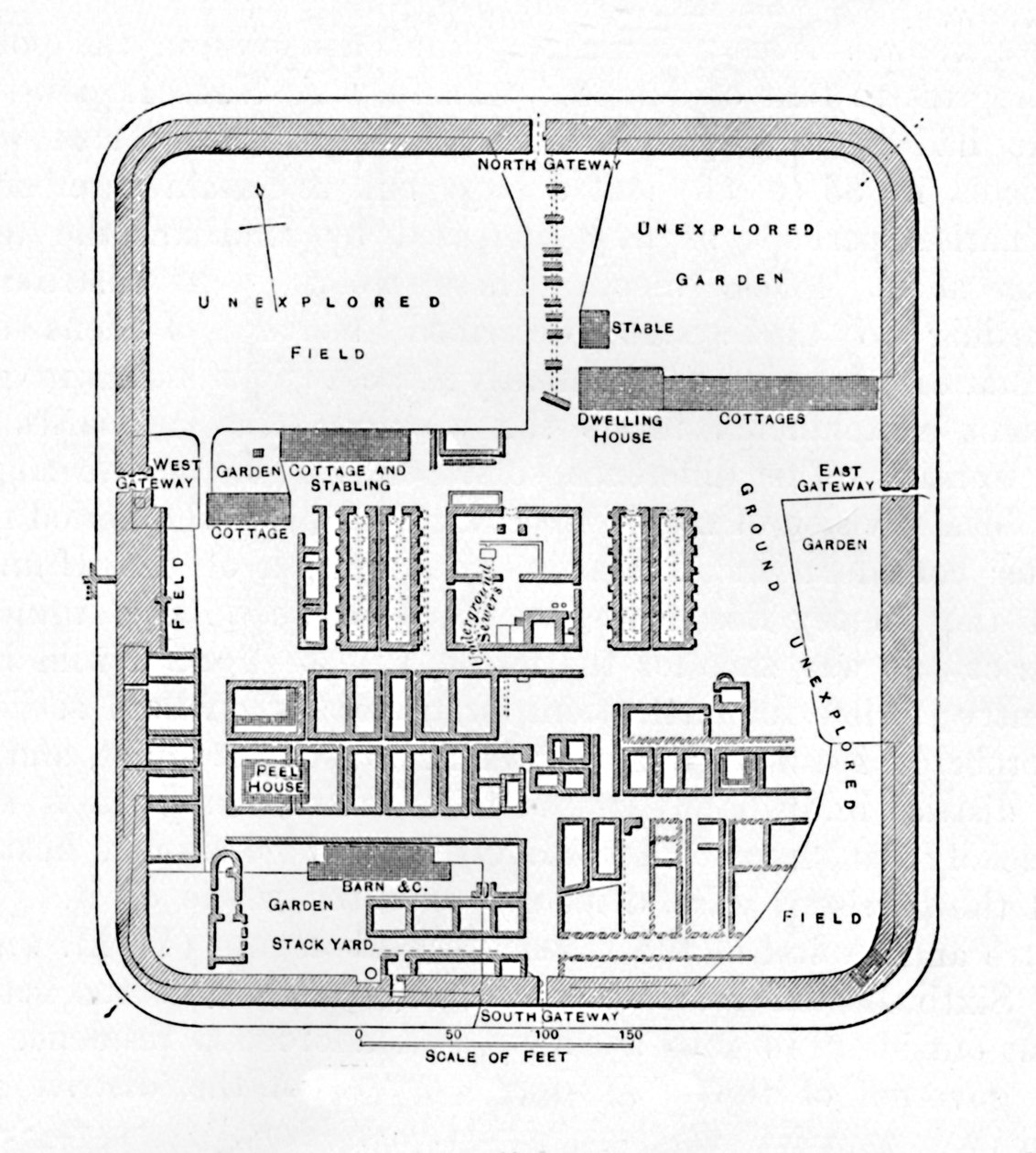 Plan Bremen, 1902 autorstwa Unbekannt