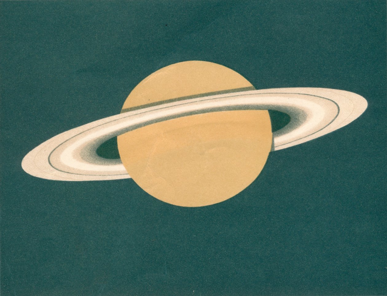 Planety - Rys.2. Saturn, c1902 autorstwa Unbekannt