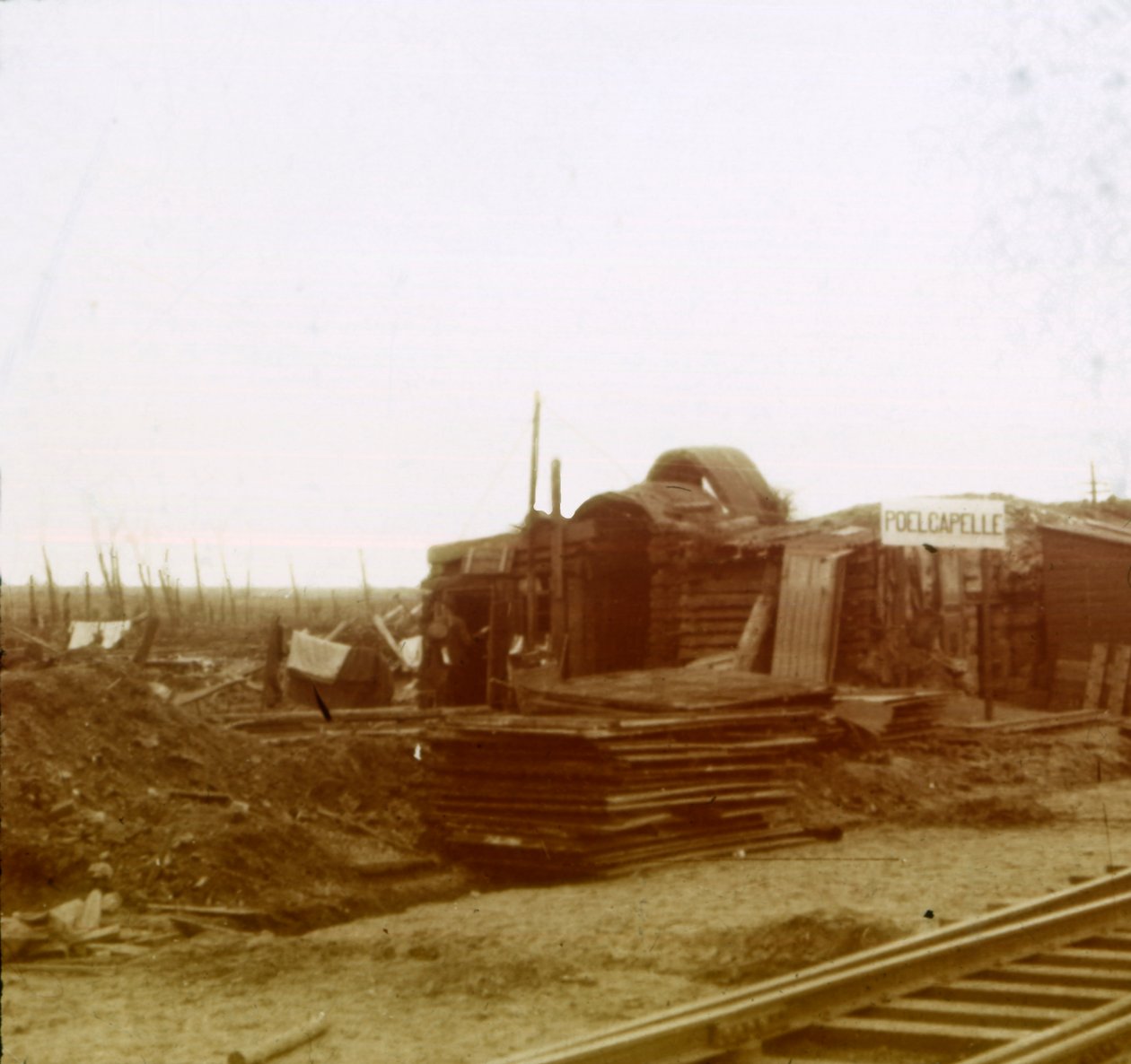 Poelcapelle, Flandria, Belgia, c1914-c1918 autorstwa Unbekannt