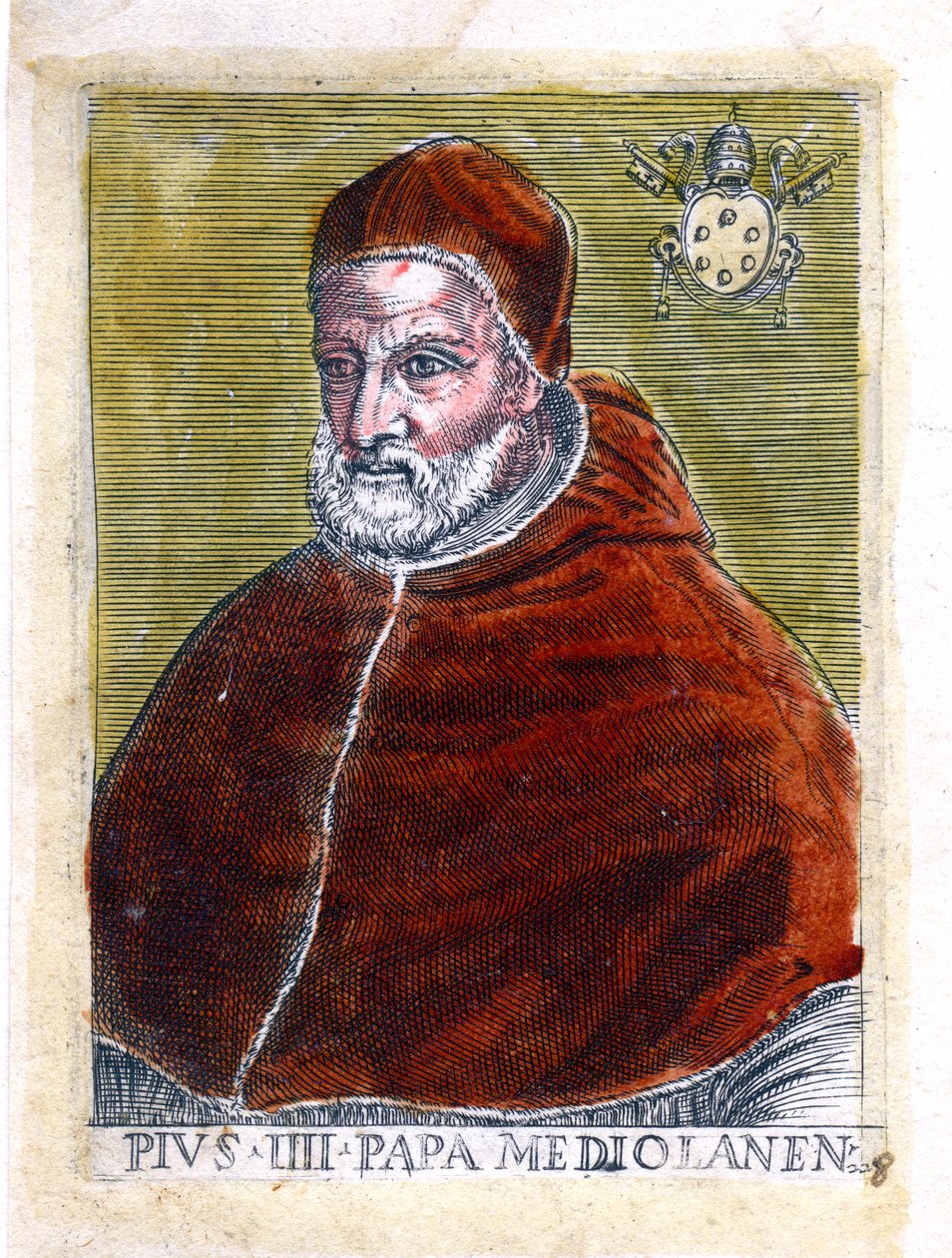 Papież Pius IV autorstwa Unbekannt