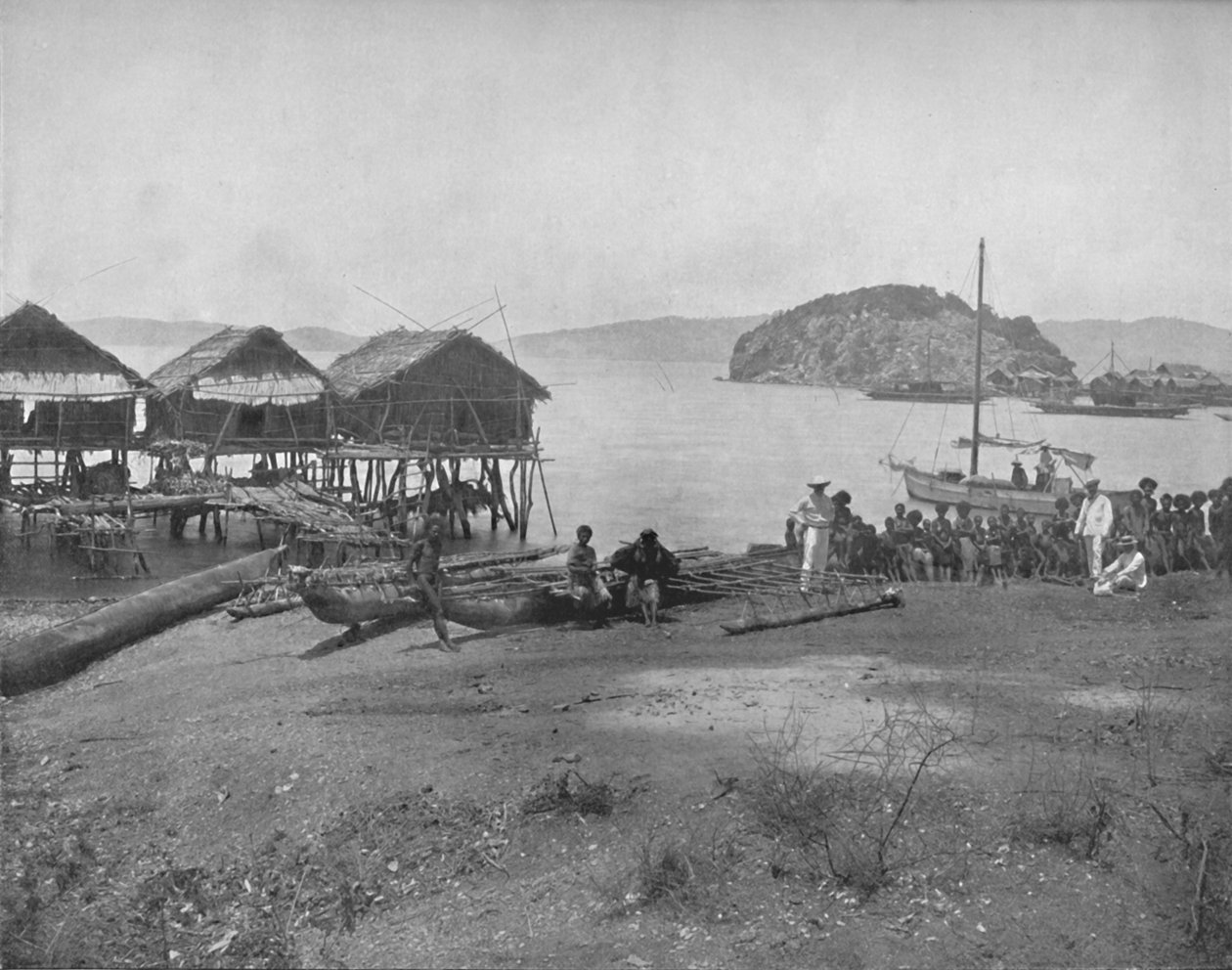 Port Moresby, XIX wiek autorstwa Unbekannt