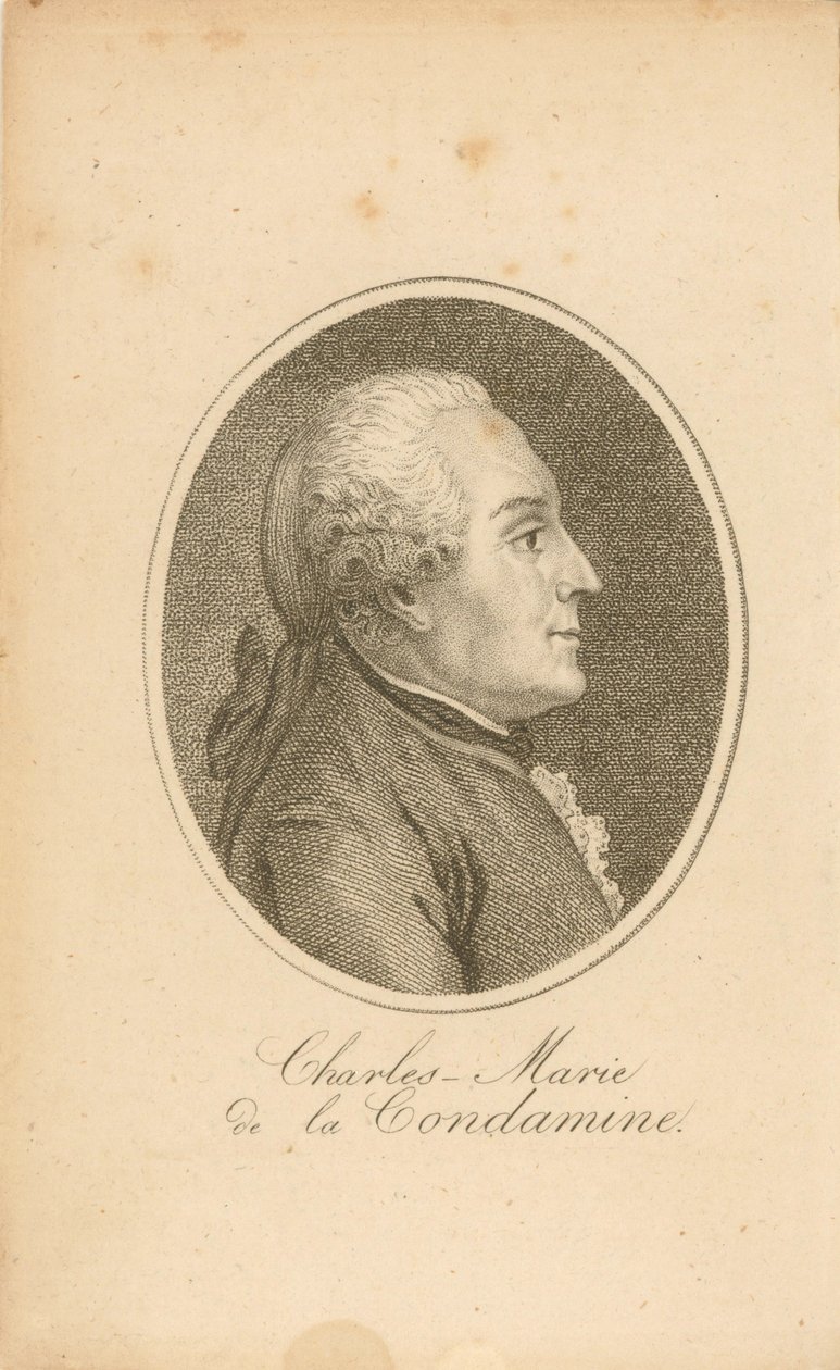 Portret Charlesa-Marie de La Condamine z lat 1701-1774. autorstwa Unbekannt