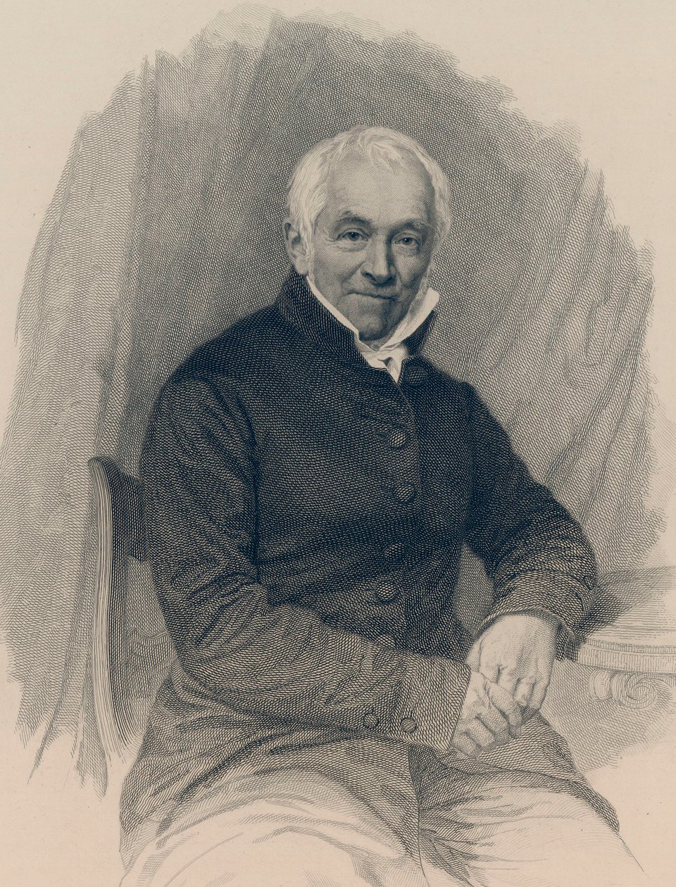 Portret Ernsta Moritza Arndta 1769-1860. autorstwa Unbekannt